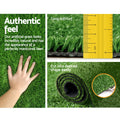 Prime Turf Artificial Grass 2mx10m 17mm Olive Synthetic Lawn