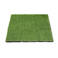 Prime Turf Artificial Grass Turf Tiles Interlocking Fake Grass Mat for Balcony Pet 9 Pack