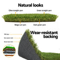 Prime Turf Artificial Grass 35mm 1x10m Synthetic Lawn 4-Colour