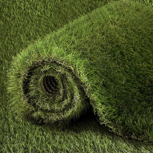 Prime Turf Artificial Grass 35mm 1x10m Synthetic Lawn 4-Colour