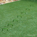 Prime Turf Synthetic Grass 200pc Pins Fake Lawn Pegs Weed Mat Tape