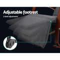 Artiss Rocking Chair Armchair Footrest Nursing Charcoal