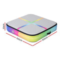 Everfit 1m Air Track Mat Inflatable Gymnastics Tumbling Colourful