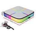 Everfit 1m Air Track Mat Inflatable Gymnastics Tumbling Pump Colourful