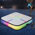 Everfit 1m Air Track Mat Inflatable Gymnastics Tumbling Pump Colourful