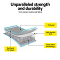 Everfit 1m Air Track Mat Gymnastics Tumbling Inflatable Mint Green