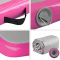 Everfit 3m x 1m Air Track Mat Gymnastics Tumbling Pink Grey