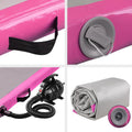 Everfit GoFun 3x1m Air Track Mat Inflatable Gymnastics Pink Pump