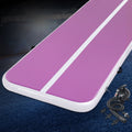 Everfit 3M Air Track Gymnastics Mat Purple W/ Pump Inflatable