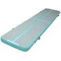 Everfit 4x1m Inflatable Air Track Mat Tumbling Gymnastics Green
