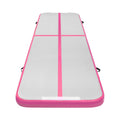 Everfit 4M Air Track Gymnastics Mat Inflatable Pink Tumbling Exercise