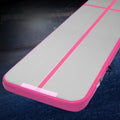 Everfit 4M Air Track Gymnastics Mat Inflatable Pink Tumbling Exercise