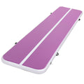 Everfit 4M Air Track Gymnastics Mat Purple Inflatable Tumbling Exercise