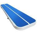 Inflatable Air Track Mat 4m x 1m 20cm Thick Gymnastics Blue White