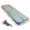 Everfit 4M Air Track Gymnastics Mat Inflatable With Pump Coloured