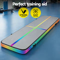 Everfit 4M Air Track Gymnastics Mat Inflatable With Pump Coloured