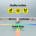 Everfit 4M Air Track Gymnastics Mat Inflatable With Pump Coloured
