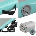 Everfit GoFun 5x1m Air Track Mat Inflatable Gymnastics Tumbling Green