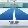 Inflatable Air Track Mat 5m x 1m 20cm Thick Gymnastics Tumbling Blue