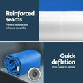 Inflatable Air Track Mat 6m x 1m 20cm Thick Gymnastics Blue White