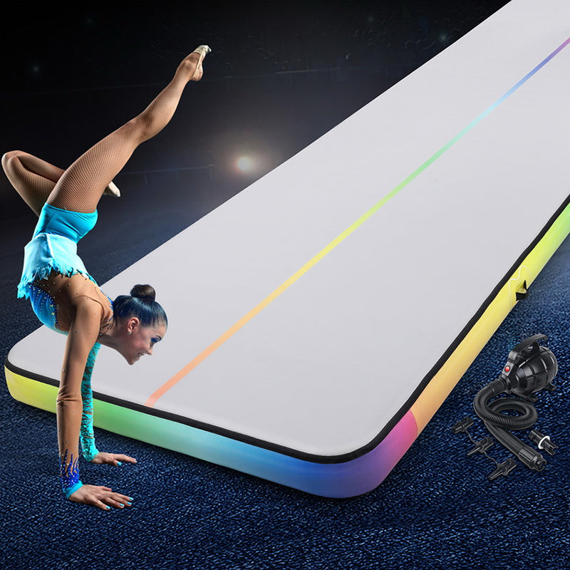 Everfit 6M Air Track Mat Inflatable Gymnastics Tumbling with Pump