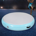 Everfit 1m Air Track Mat Inflatable Gymnastics Tumbling Round Green
