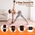 Everfit Adjustable Ankle Weights, 1 Pair (0.9-4.55Kg) Removable Sandbags for Women & Men, Wrist Weights & Leg Weights for Home Gym, Pilates, Walking, Strength Training