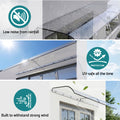 Instahut Window Door Awning 0.4mx2m Transparent
