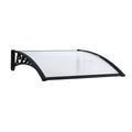 Instahut Window Door Awning 0.8m x 1m Transparent
