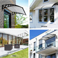 Instahut Window Door Awning 0.8m x 1m Transparent