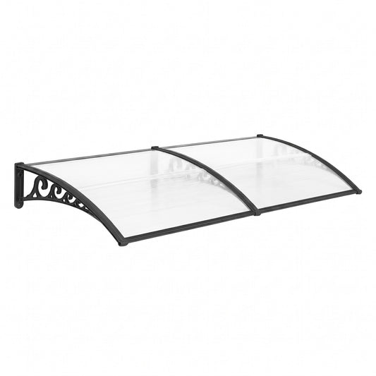 Instahut Window Door Awning 0.8x2m Transparent