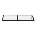 Instahut Window Door Awning 0.8x2m Transparent