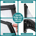 Instahut Window Door Awning 0.8x2m Transparent