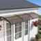 Instahut Window Door Awning 0.8m x 3m Brown