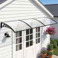 Instahut Window Door Awning 0.8m x 3m Transparent