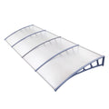 Instahut Awning 1.5x4m Transparent Grey Frame Window Door Canopy