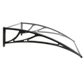Instahut Window Door Awning 1m x 3m Transparent Plastic Canopy