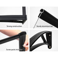 Instahut Window Door Awning 1m x 3m Transparent Plastic Canopy