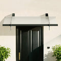 Instahut Window Door Awning 1mx1m Transparent Polycarbonate Sheet