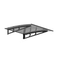 Instahut Window Door Awning 1mx1m Grey Metal Frame Canopy