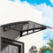 Instahut Window Door Awning 1mx1m Grey Metal Frame Canopy