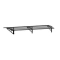 Instahut Window Door Awning 1mx2m Grey Metal Frame