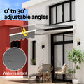 Instahut 2Mx1.5M Manual Retractable Folding Arm Awning Grey