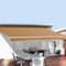 Instahut 2.5Mx2M Manual Retractable Arm Awning Sunshade Beige