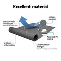 Instahut 3M x 2M Manual Retractable Folding Arm Awning Grey