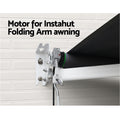 Instahut 230V Folding Arm Awning Motor 40NM Remote Control