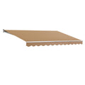 Instahut Motorised Retractable Awning 2.5Mx2M Beige Remote Control
