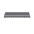 Instahut 3m x 2m Motorised Retractable Arm Awning Grey