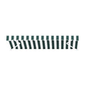 Instahut 3Mx2.5M Motorised Retractable Arm Awning Green White