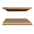 Instahut 4Mx3M Motorised Retractable Arm Awning Beige